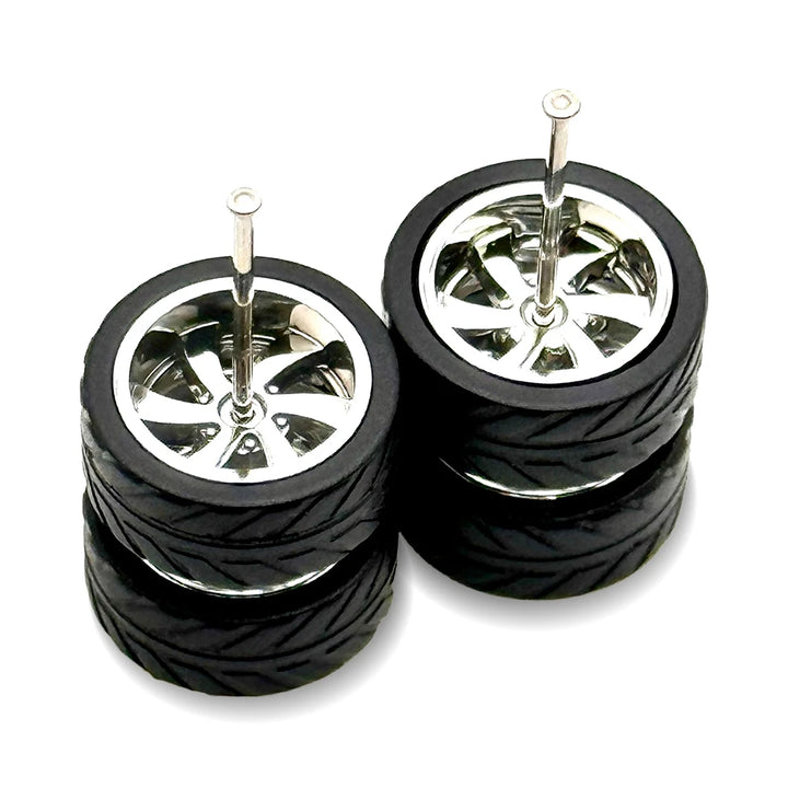 NEW Billet Blade Chrome Deep Dish 12.7mm with 24mm Axle