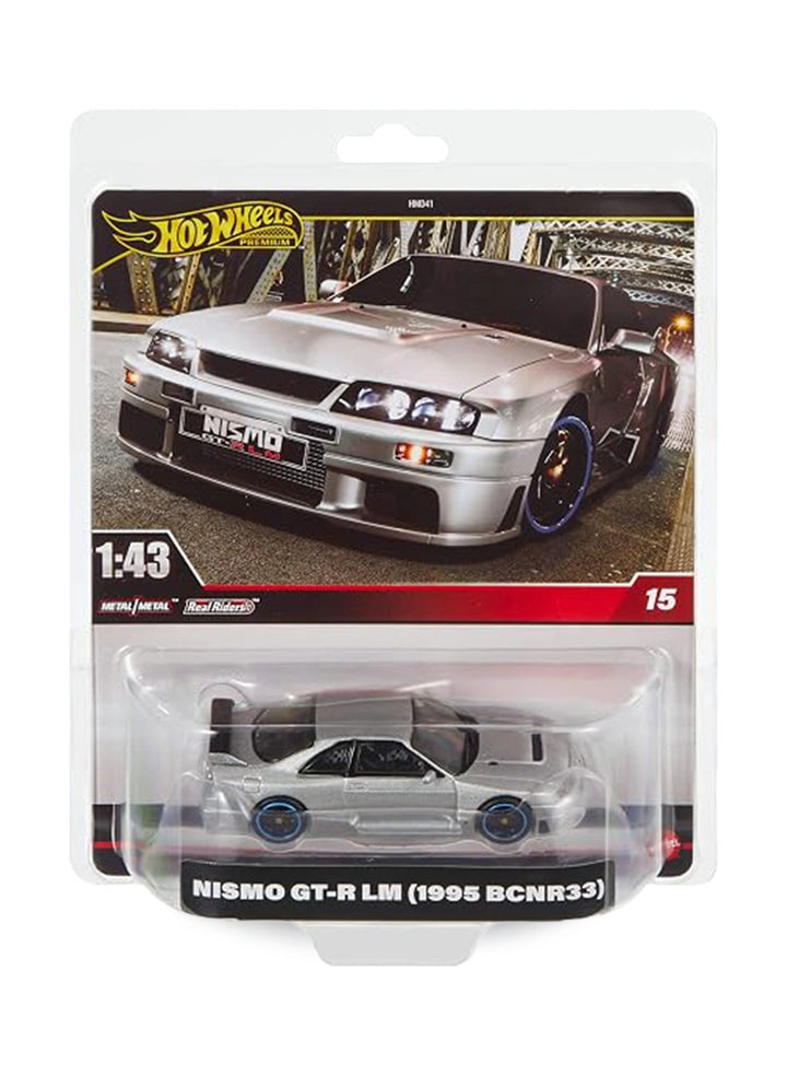 Hot Wheels Premium Singles 1:43 2024 NISMO GT-R LM (1995 BCNR33) 1:43 – Silver