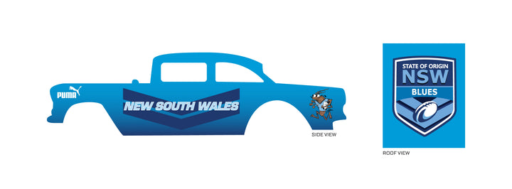 NSW State of Origin Custom Model Car Decals