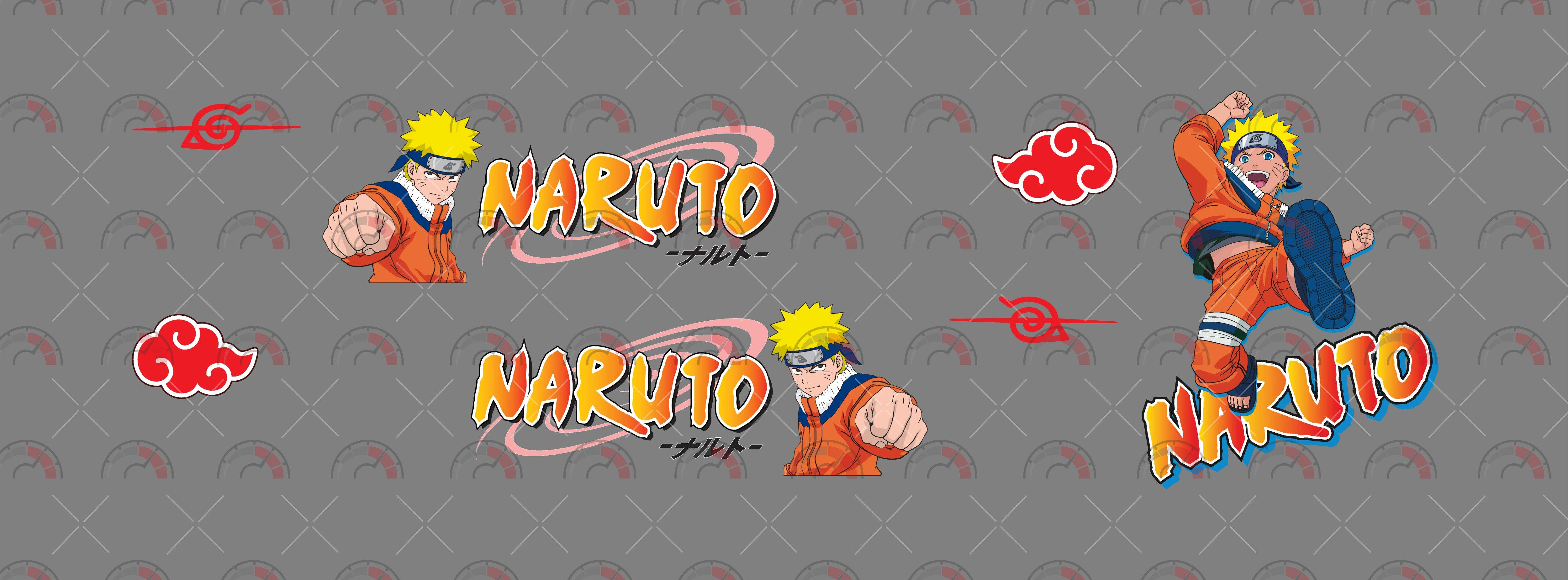 Naruto Toy Car Sticker Design