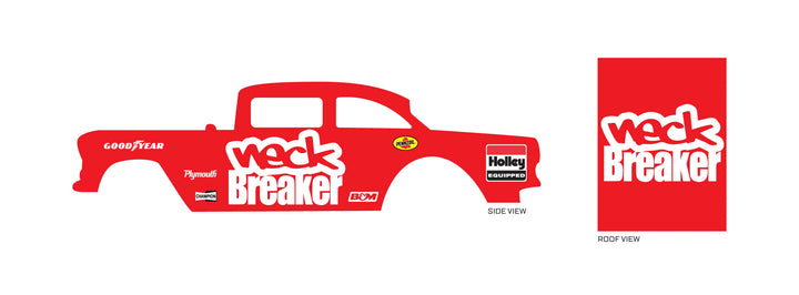 Neck Breaker Toy Vehicle Decals