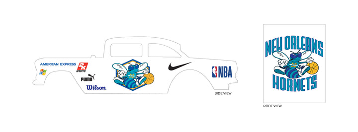 New Orleans Hornets Custom Car Decals