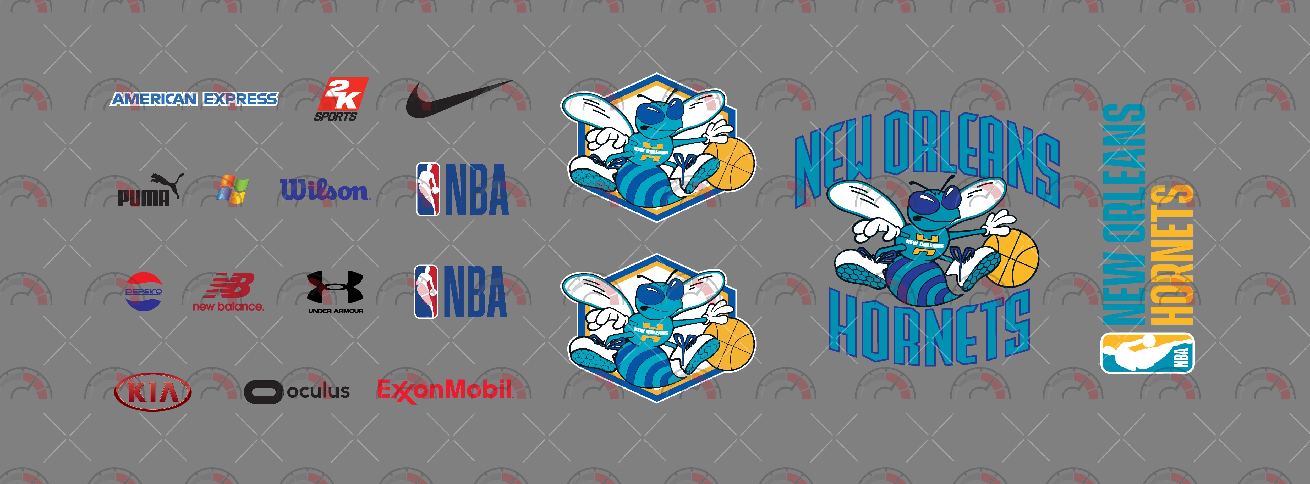 New Orleans Hornets Custom Car Decals