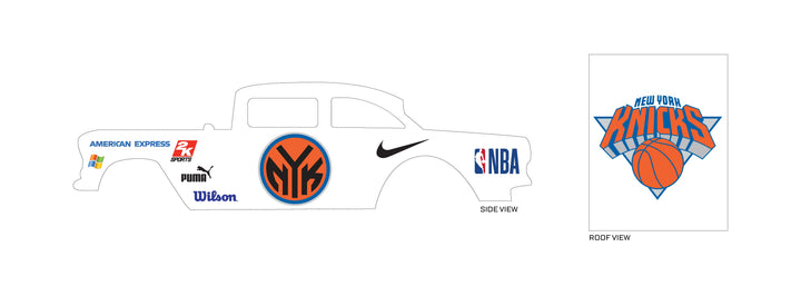 New York Knicks Custom Car Decals