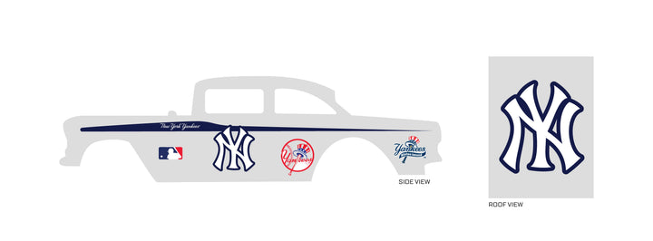 New York Yankees model Car Decals