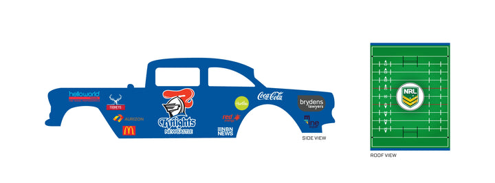 Newcastle Knights Toy Vehicle Decals
