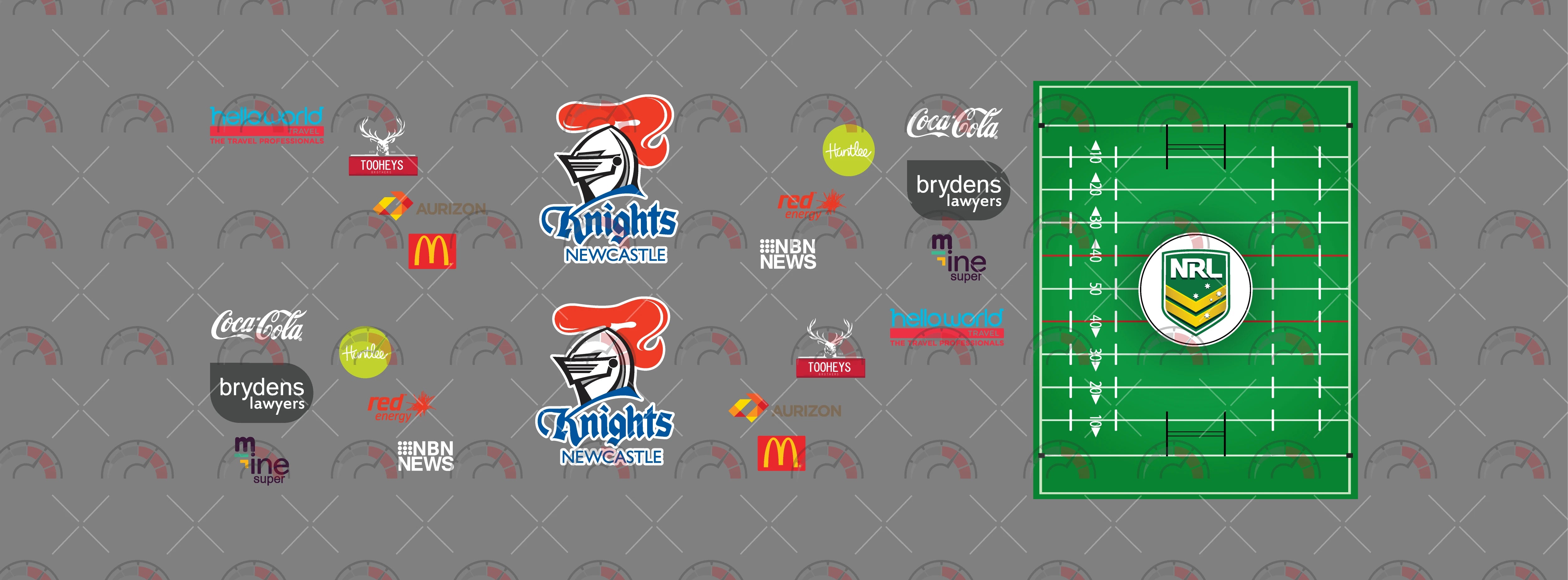 Newcastle Knights Toy Vehicle Decals