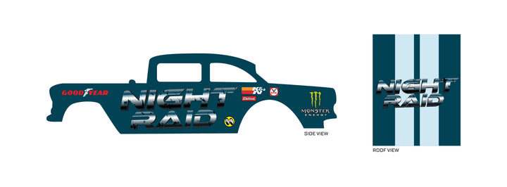 Night Raid Toy Vehicle Decals