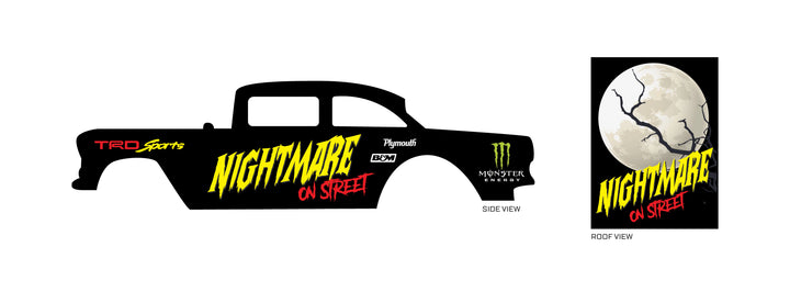 Nightmare on Street Toy Vehicle Decals