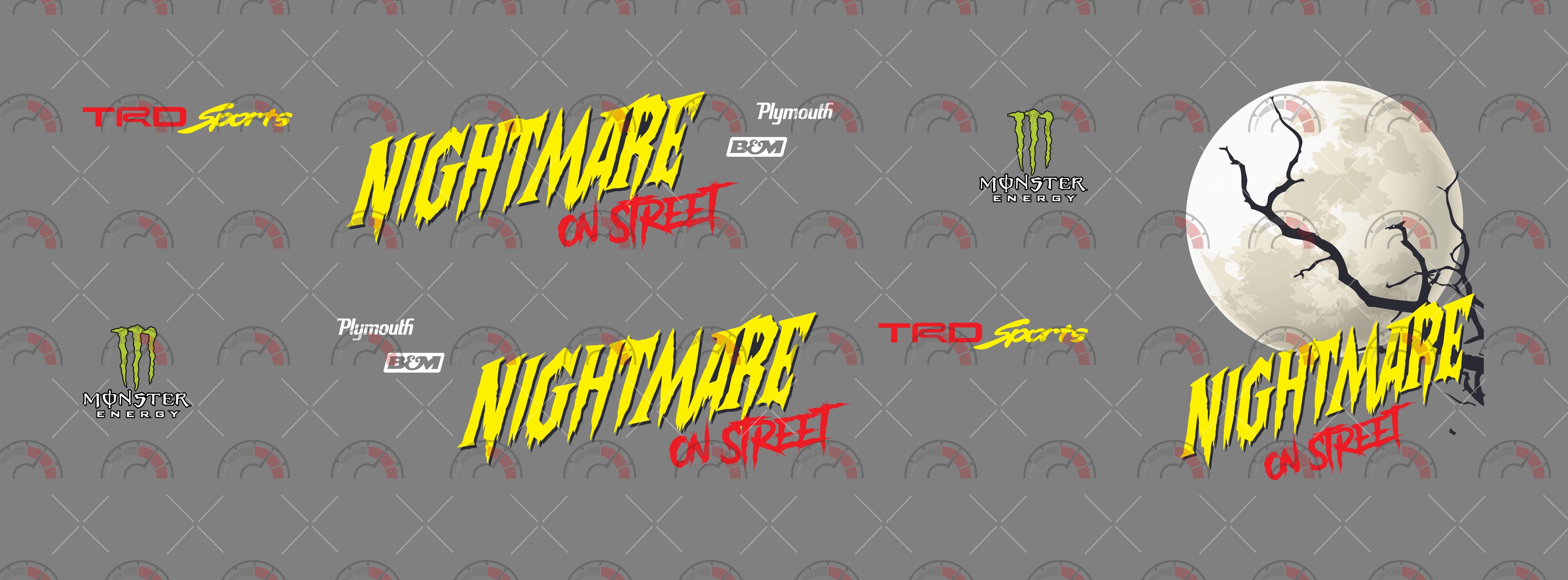 Nightmare on Street Toy Vehicle Decals