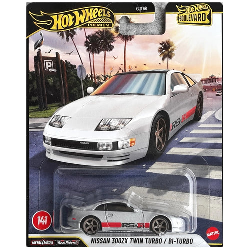 Hot Wheels 1:64 Nissan 300ZX Twin Turbo Metalflake Silver