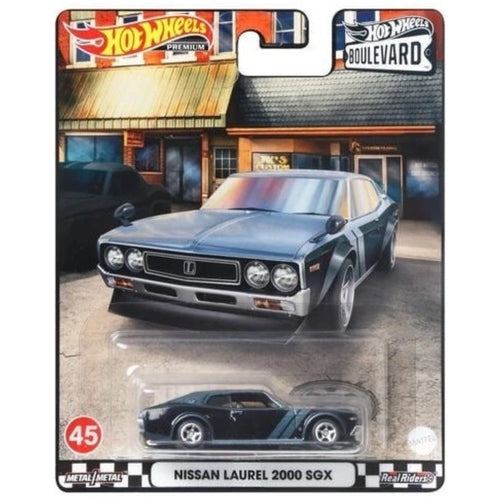Hot Wheels 1:64 Nissan Laurel 2000 SGX Blue-Grey