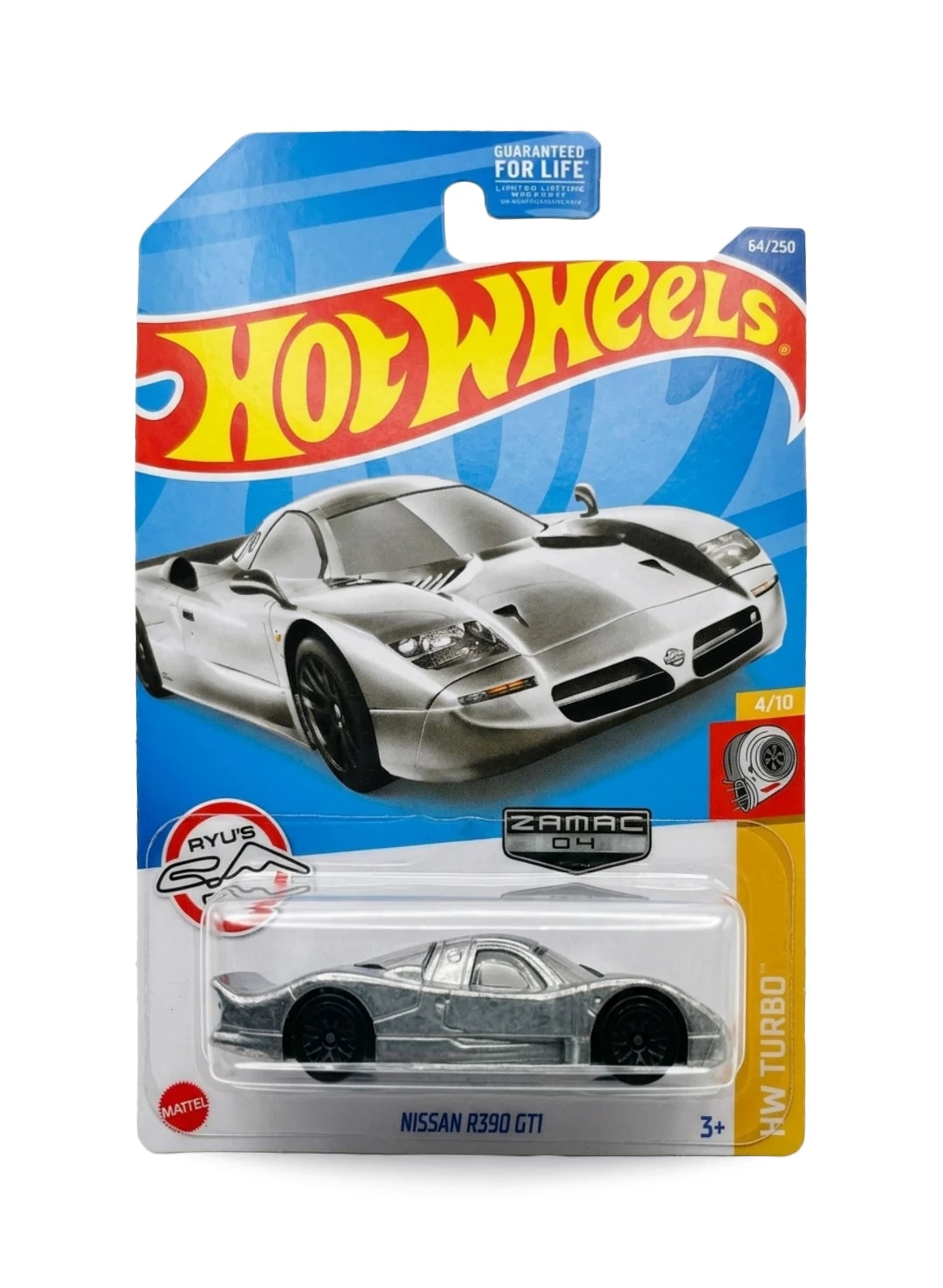 Hot Wheels Walmart Exclusive ZAMAC Editions 2022 Nissan R390 GT1 1:64 – ZAMAC