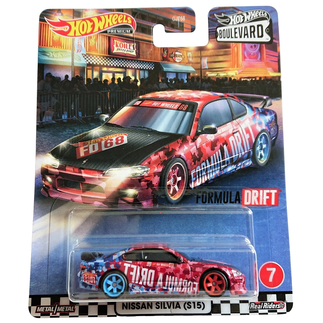 Hot Wheels 1:64 Nissan Silvia (S15) Red