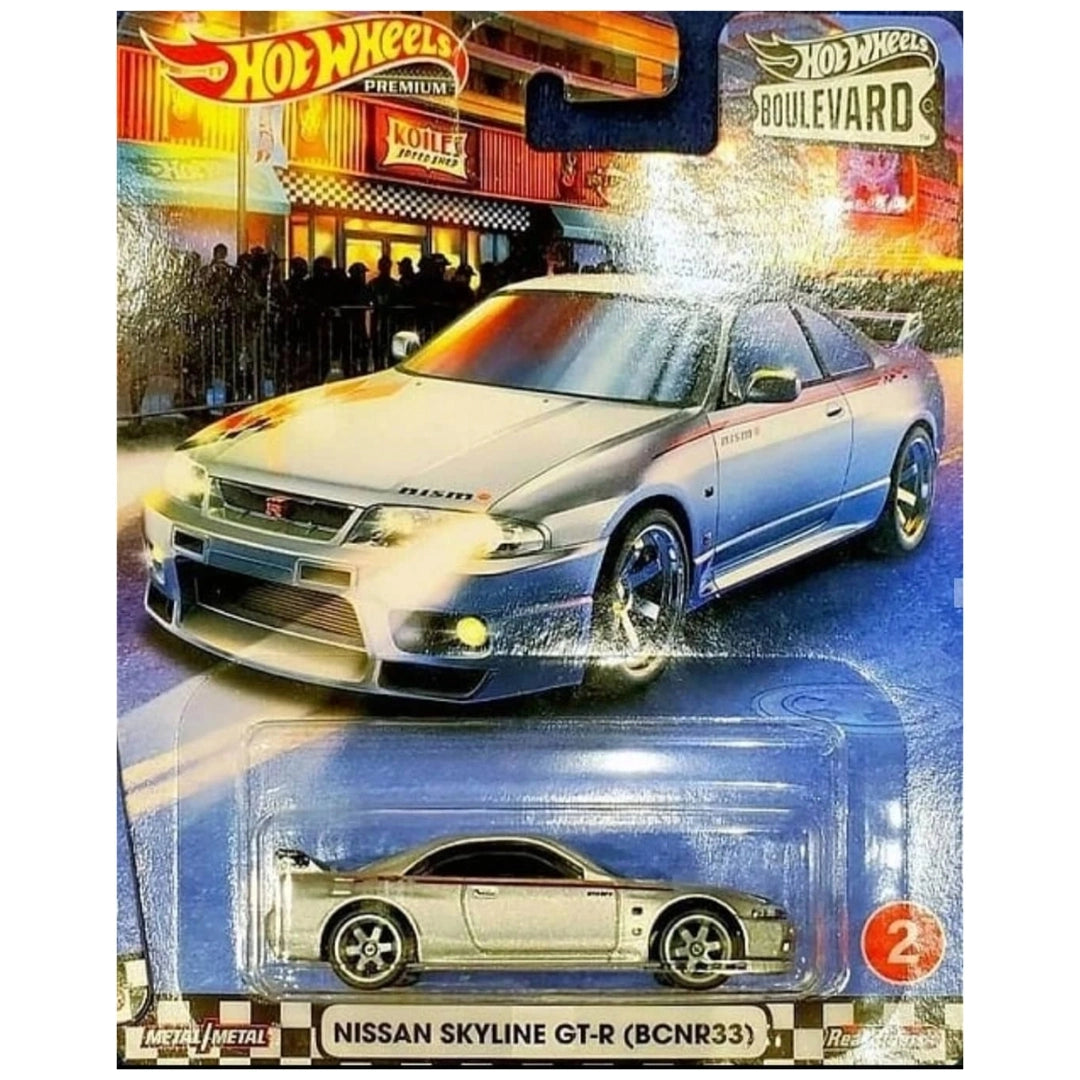Hot Wheels 1:64 Nissan Skyline GT-R (BCNR33) Silver