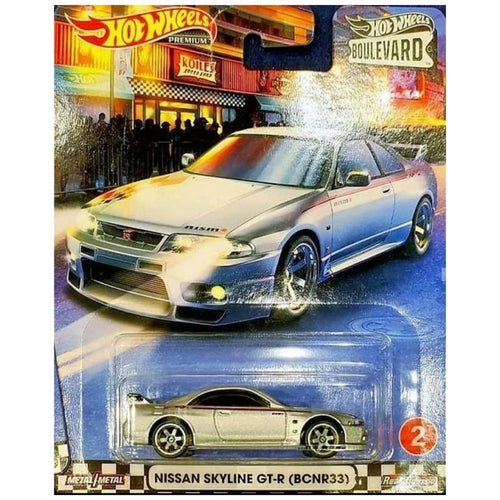 Hot Wheels 1:64 Nissan Skyline GT-R (BCNR33) Silver