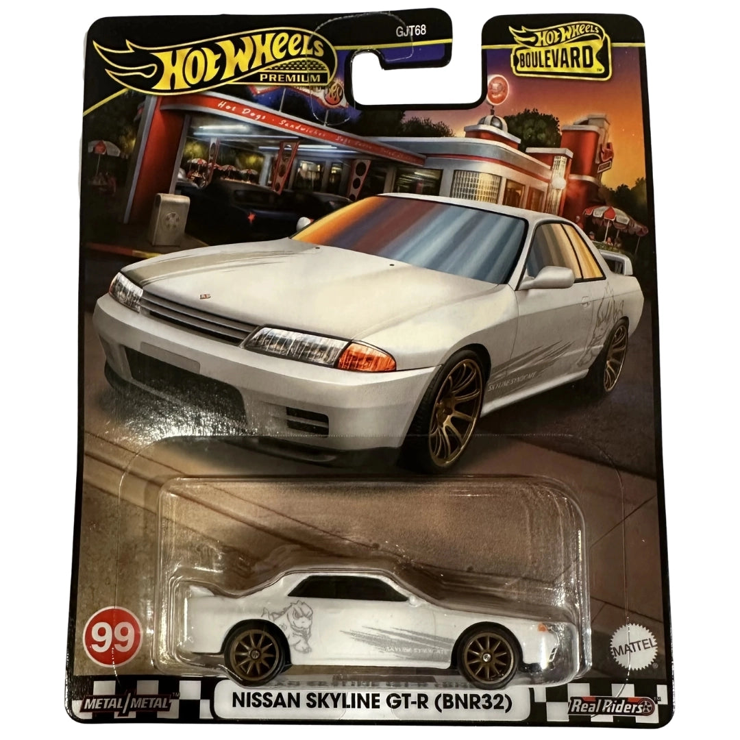 Hot Wheels Nissan Skyline GT-R (BNR32) 1:64 - White