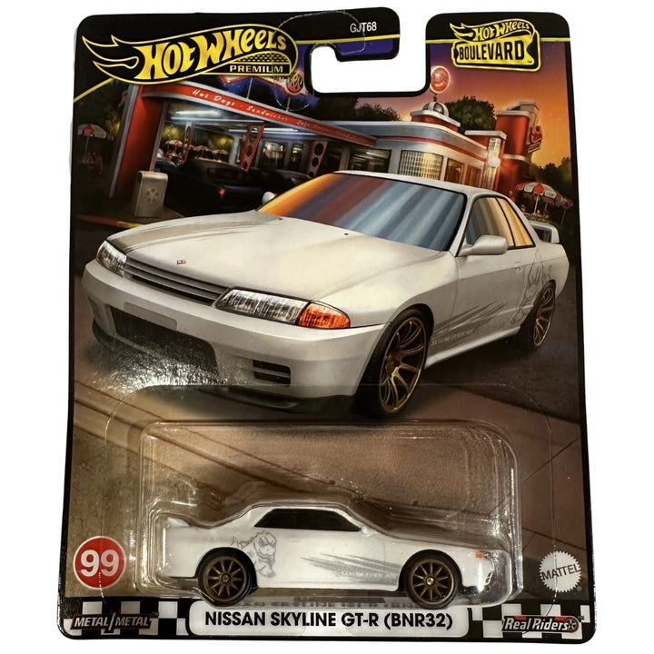Hot Wheels 1:64 Nissan Skyline GT-R (BNR32) White