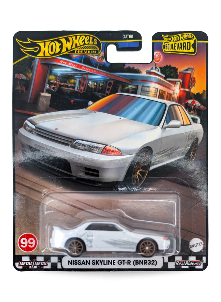 Hot Wheels Nissan Skyline GT-R (BNR32) 1:64 - White