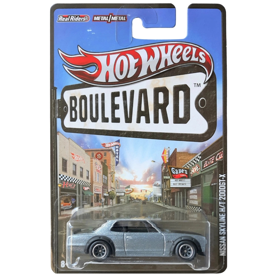 Hot Wheels 1:64 Nissan Skyline H/T 2000GT-X Metalflake Grey