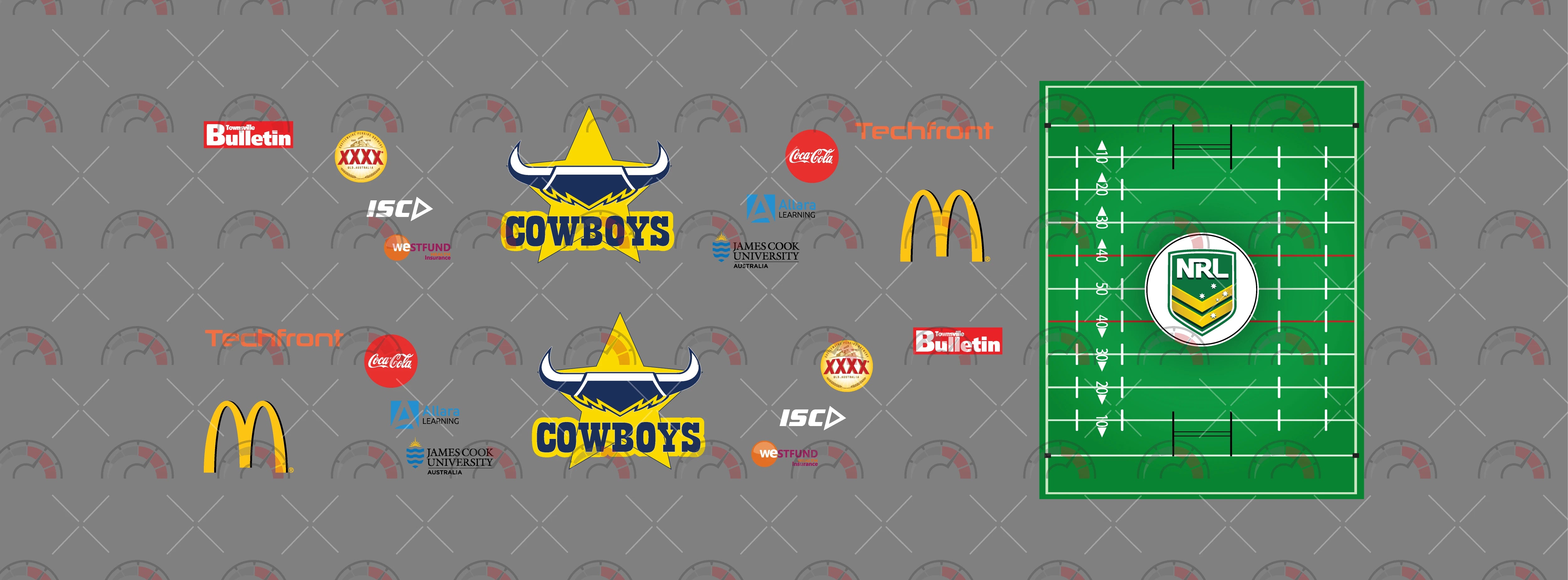 North Queensland Cowboys Custom Car Decals