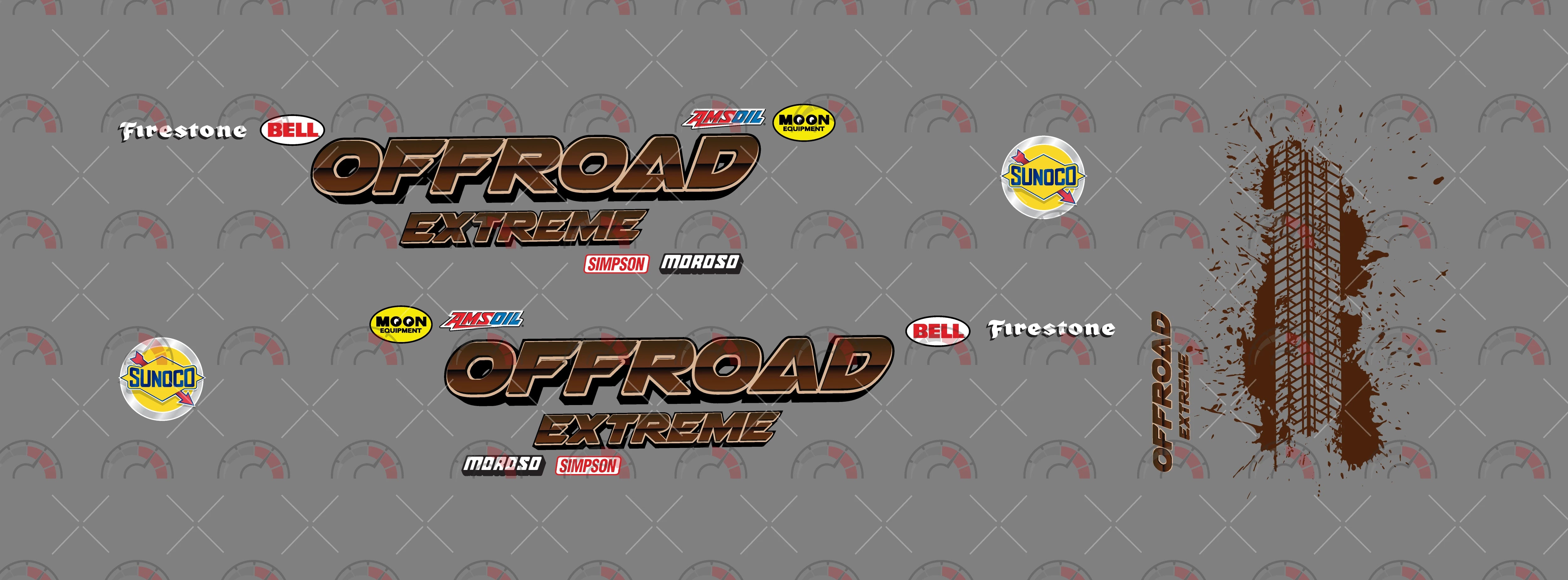 Offroad Extreme Toy car decal