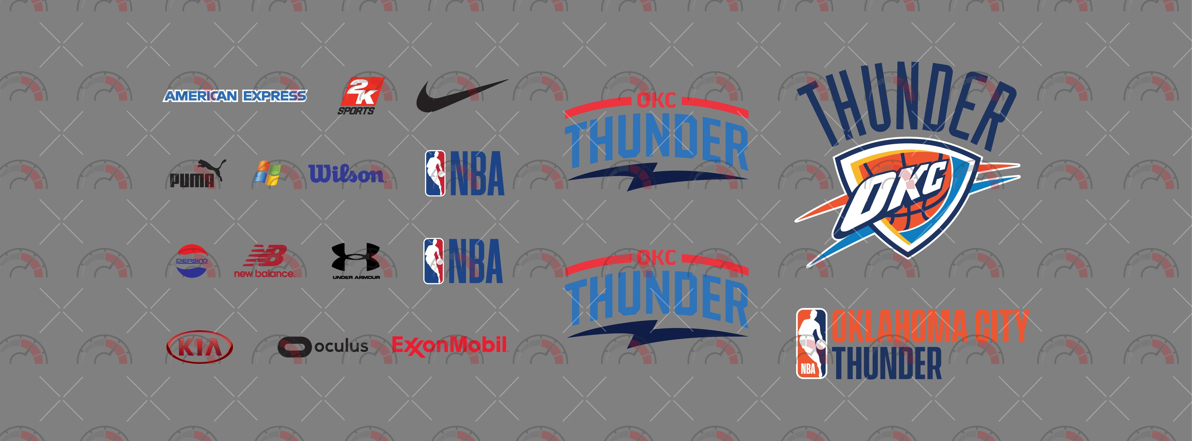 Oklahoma City Thunder Design Toy Car Sticker