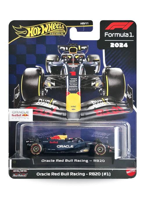 Hot Wheels 2025 Formula One Collection Mix 1 Red Bull Oracle Red Bull Racing - RB20 (#1) 1:64 – Matte Navy Blue