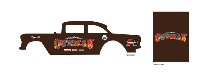 Outman Toy car Decals