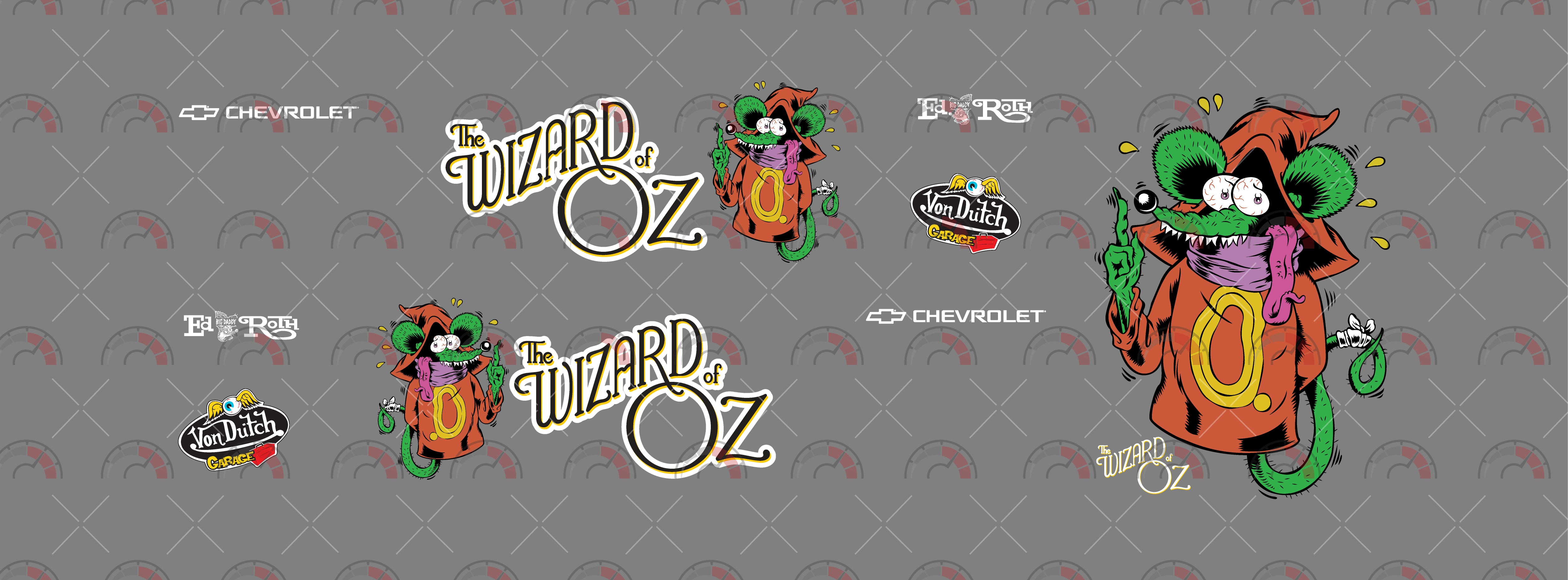 Oz Fink Toy car Decals