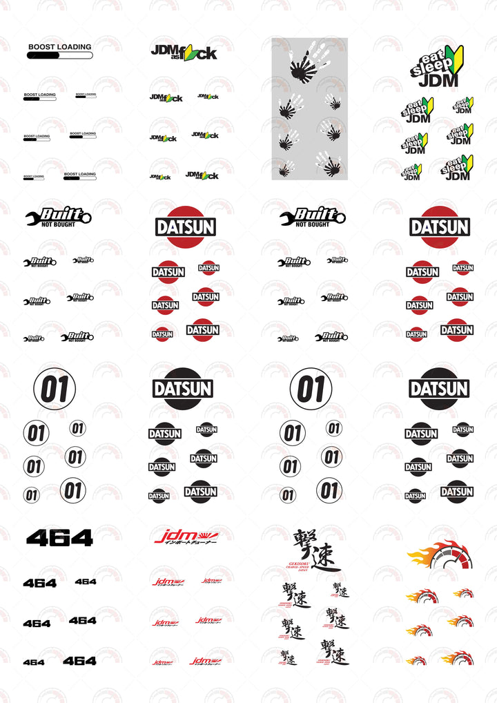 Boost Loading model Car Decals