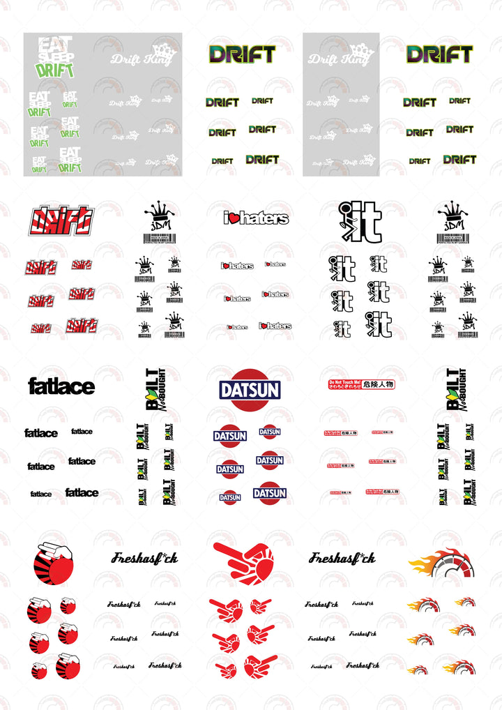 Drift King Vehicle Decals