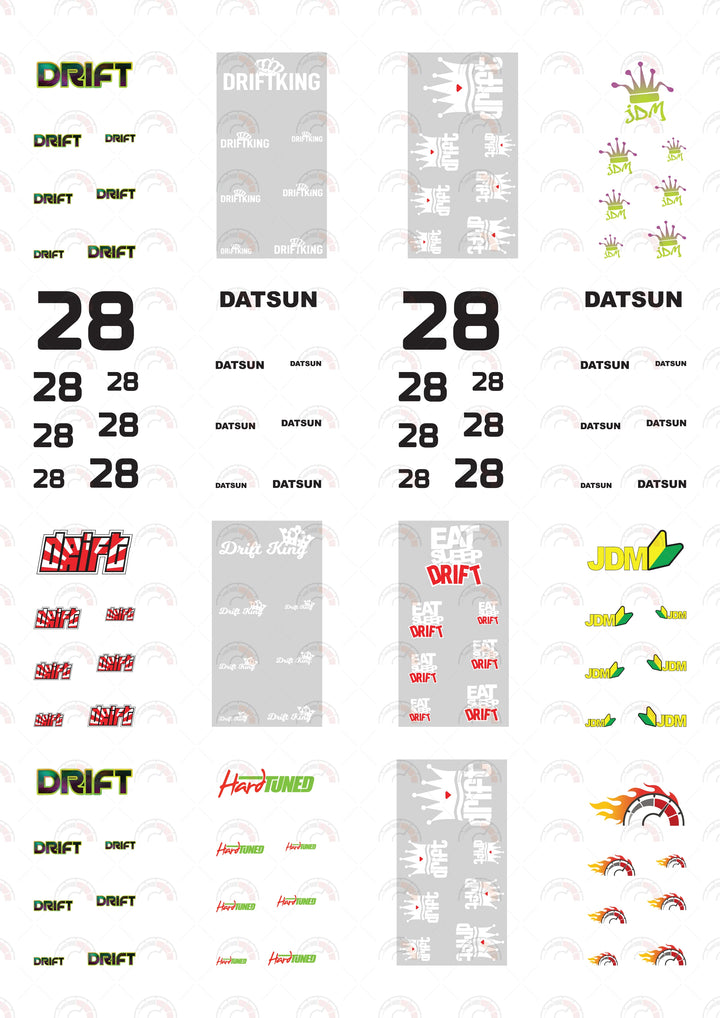 Drift King Car Decals