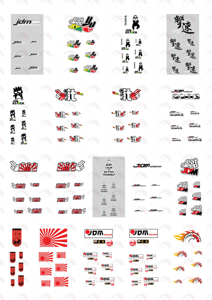 JDM Design Vehicle Decals