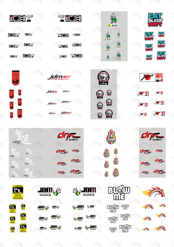 JDM Custom Car Decals