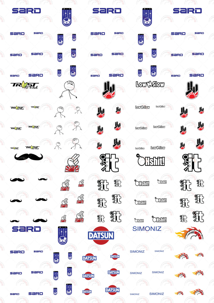 Sard Car Decals