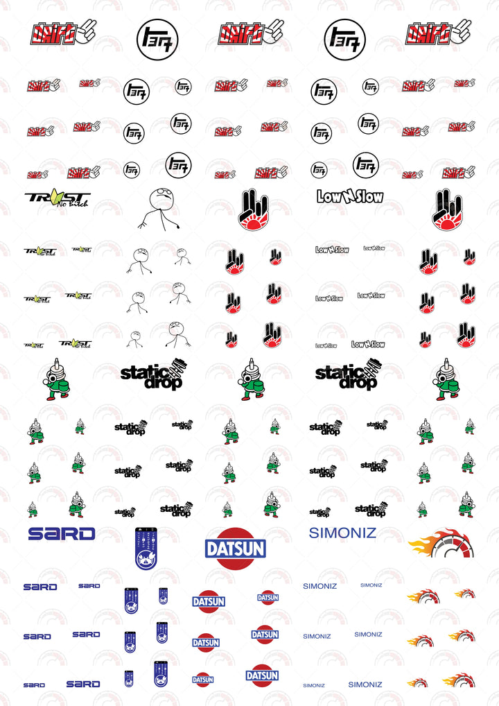 "TEQ" Play Vehicle Decals
