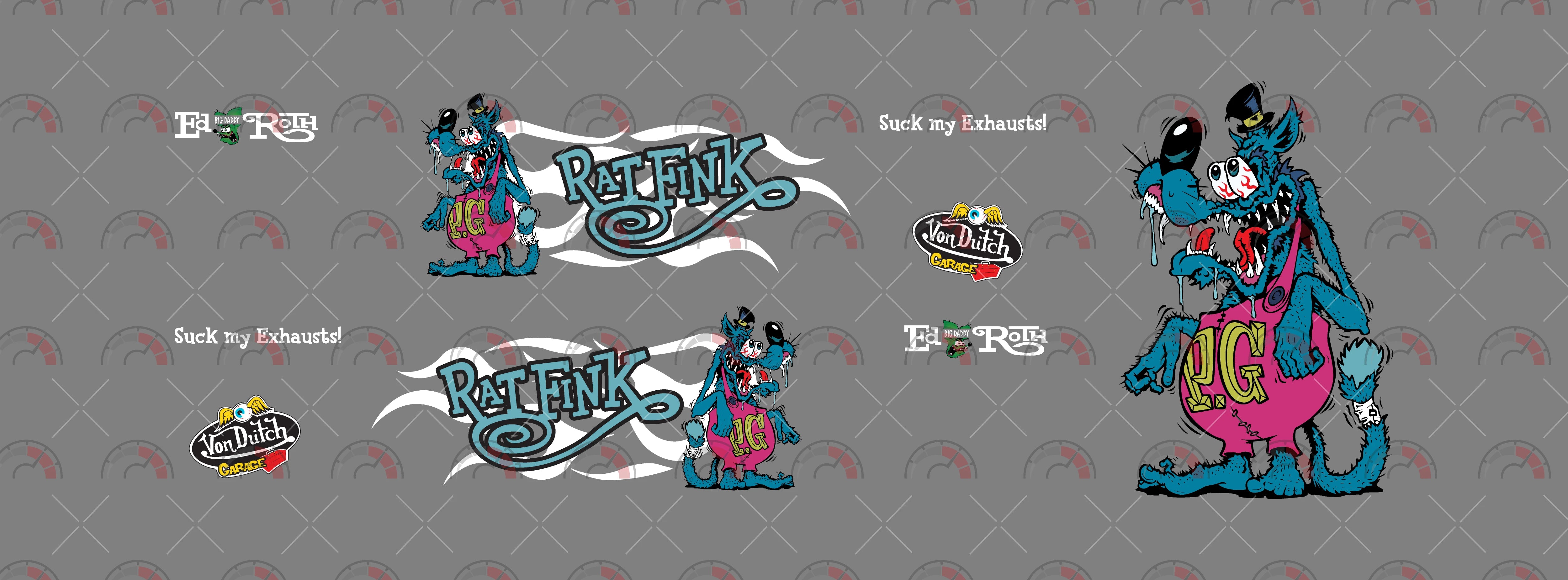 PG Fink Toy Vehicle Decals