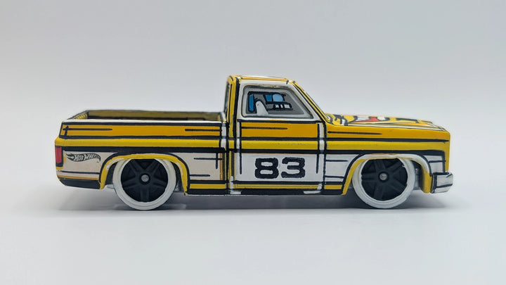 Fathur Rohim Custom Sharpie Pen Art 83 Chevy Silverado