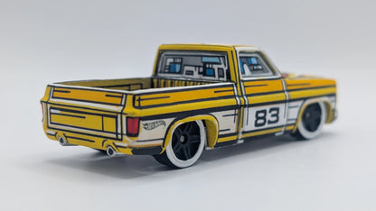 Fathur Rohim Custom Sharpie Pen Art 83 Chevy Silverado