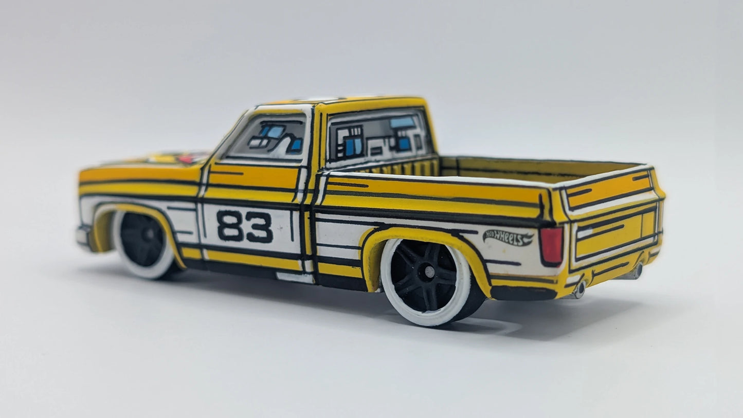 Fathur Rohim Custom Sharpie Pen Art 83 Chevy Silverado