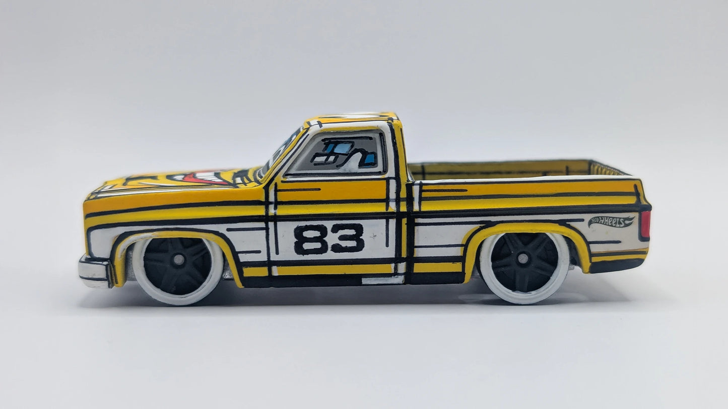 Fathur Rohim Custom Sharpie Pen Art 83 Chevy Silverado