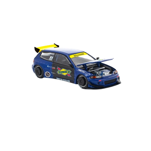 Pandem Civic EG6 - Blue/Yellow
