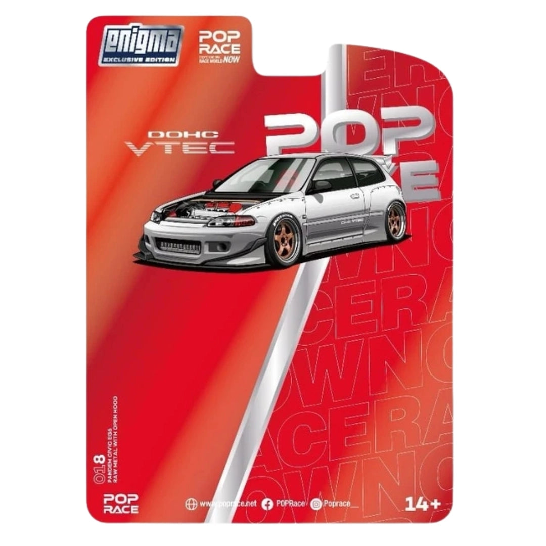 Pandem Civic EG6 - Chase Raw Metal