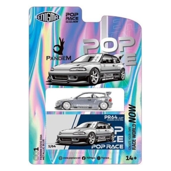 Pandem Civic EG6 Chase Raw Metal