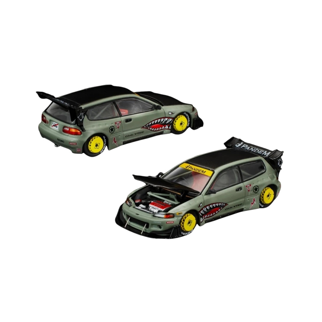 Pandem EG6 - Sharkmouth Dark Green