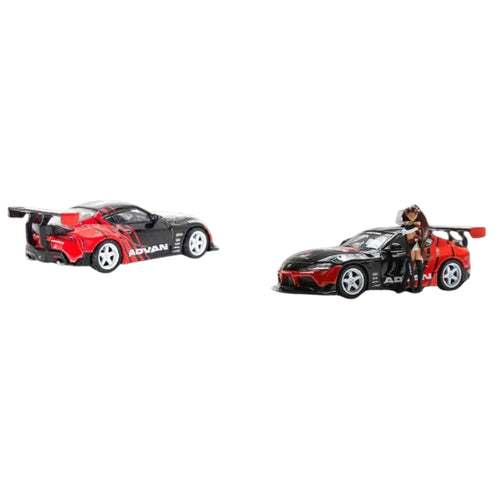 Pandem GR Supra - Advan Livery & Race Queen Set