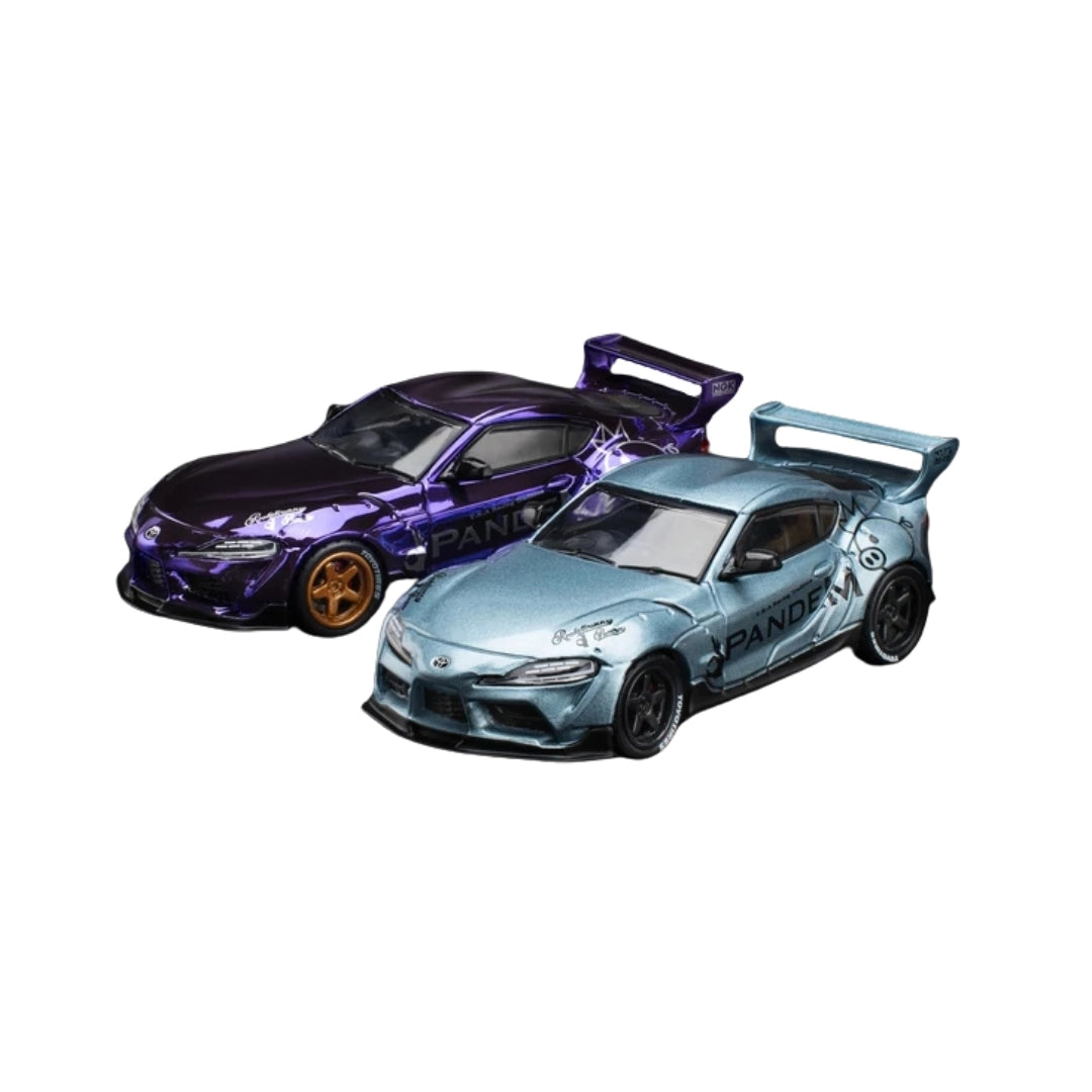 Pandem GR Supra Tokyo Auto Salon 2025 - Ice Blue Metallic