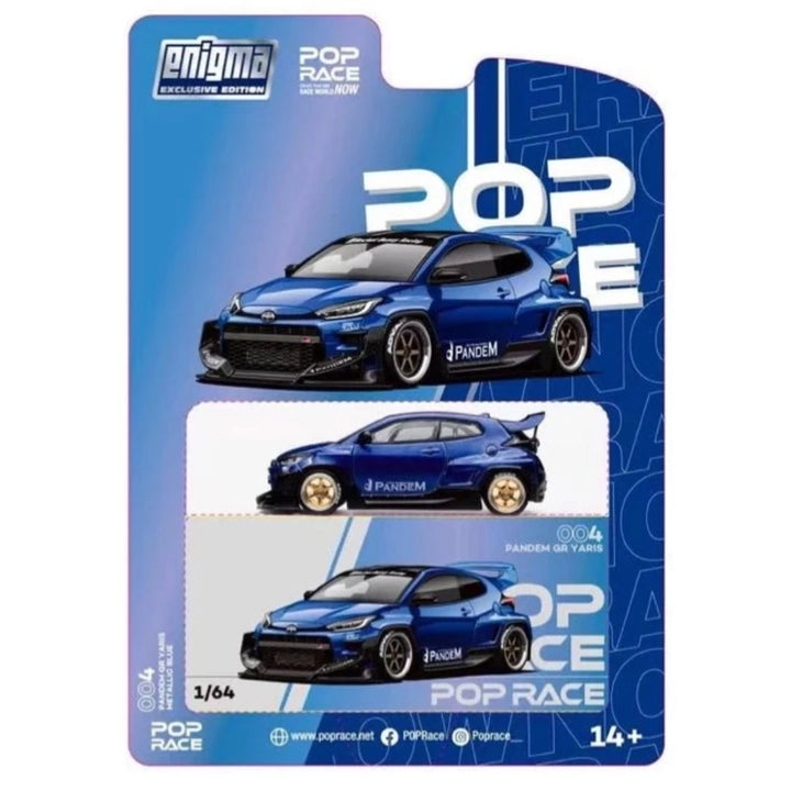 Pandem GR Yaris Metallic Blue (Chase Golden Wheels)