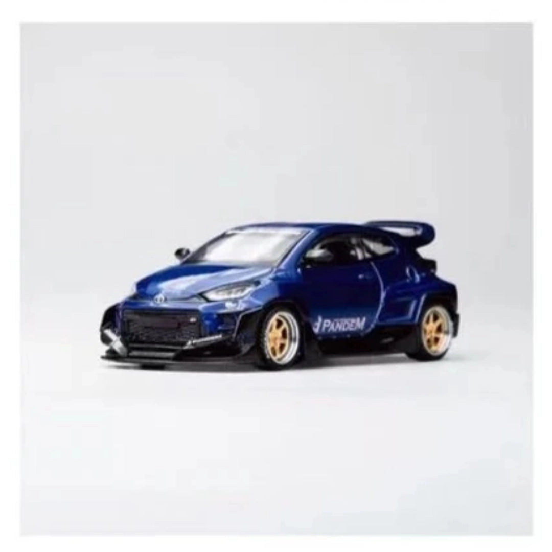 Pandem GR Yaris Metallic Blue (Chase Golden Wheels)